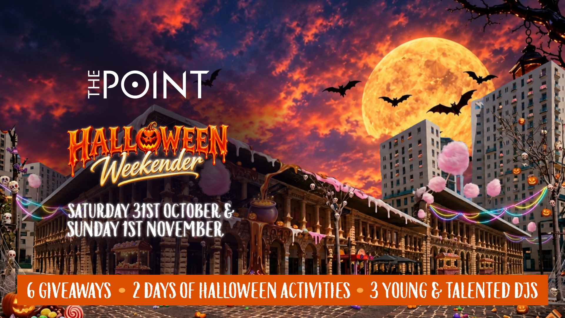 Halloween at The Point Shopping Centre Malta 2026 programme